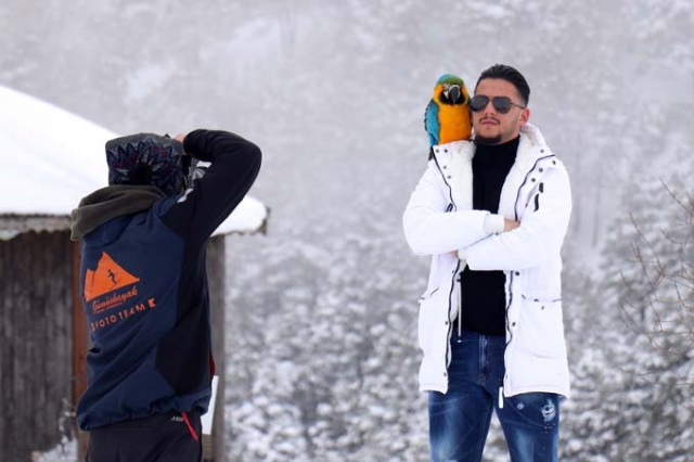 Zigana Dağı yarıyıl tatilinde doldu taştı 12