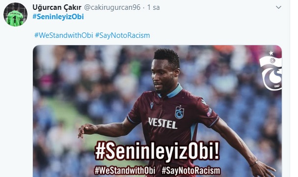 Sosyal medyada Obi Mikel'e büyük destek 3