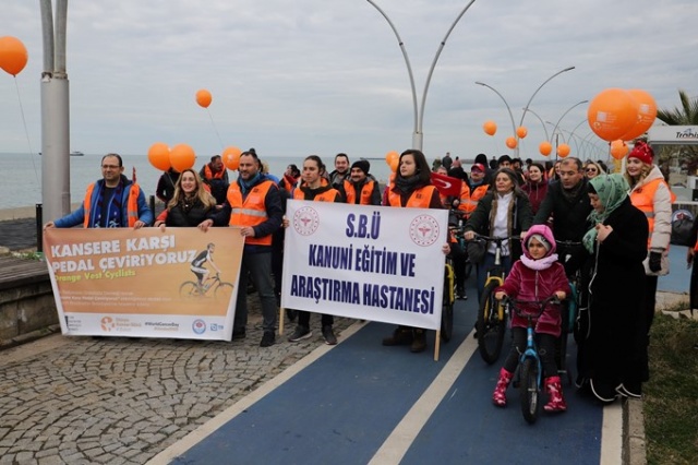 Trabzon’da kansere karşı pedal çevirdiler 6