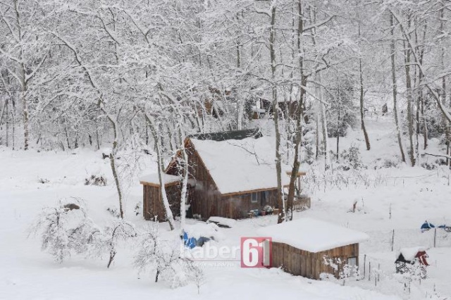 Trabzon'dan kar manzaraları 11