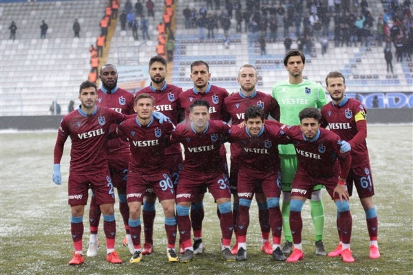 Erzurumspor - Trabzonspor maçından kareler 6