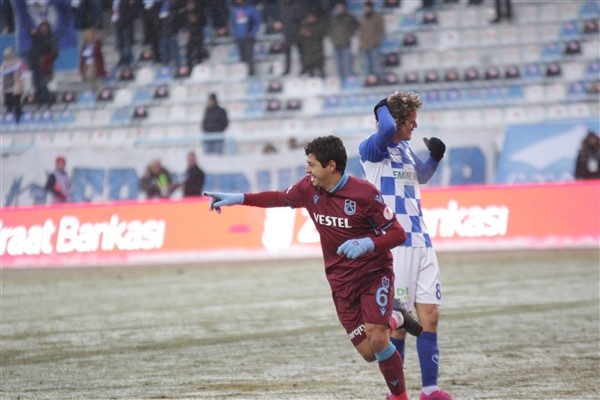 Erzurumspor - Trabzonspor maçından kareler 4