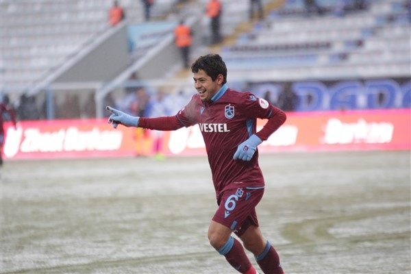 Erzurumspor - Trabzonspor maçından kareler 12