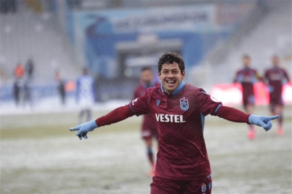 Erzurumspor - Trabzonspor maçından kareler 2