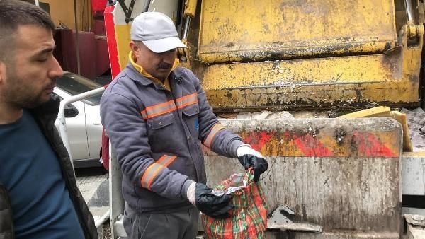 Çöp kamyonundan bebek çıktı! 4