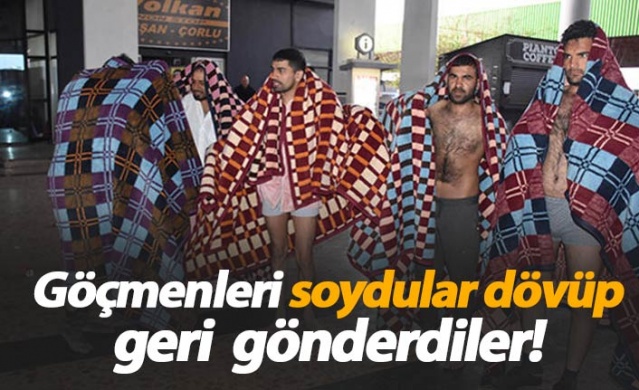 Yunan polisi dövüp, soyup geri yolladı... 1