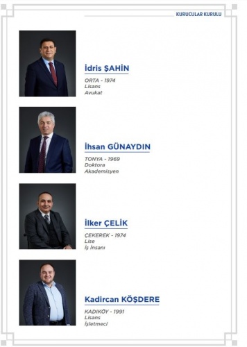 Babacan'ın partisinin kurucu listesi. 20