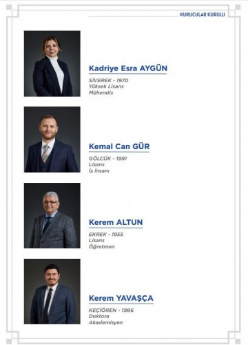 Babacan'ın partisinin kurucu listesi. 13