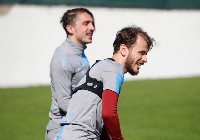 Trabzonspor'da neşeli idman 2