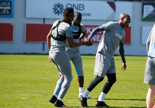 Trabzonspor'da neşeli idman 29