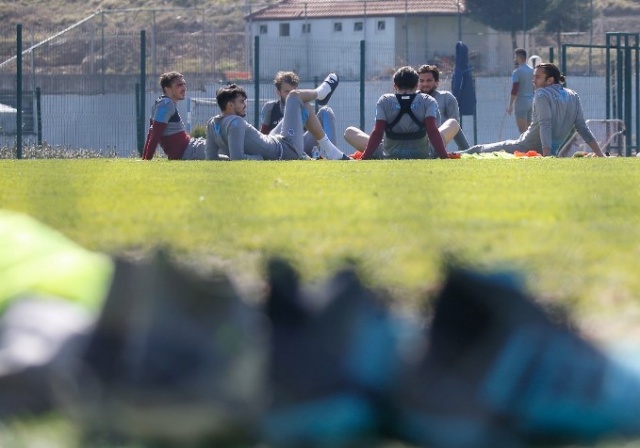 Trabzonspor'da neşeli idman 13