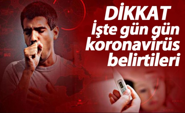 İşte gün gün koronavirüs belirtileri 1