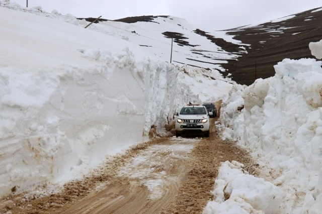 Gümüşhane'de mart ayında karla mücadele 4
