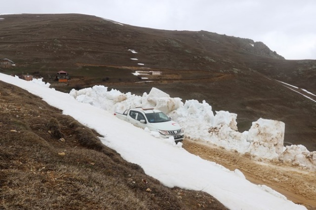 Gümüşhane'de mart ayında karla mücadele 5