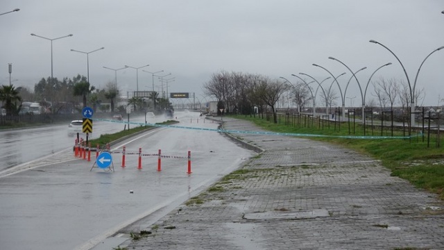 Trabzon'da sahil koyunlara kaldı 9