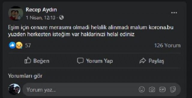 En acı corona haberi! "Hakkınızı helal edin" 12