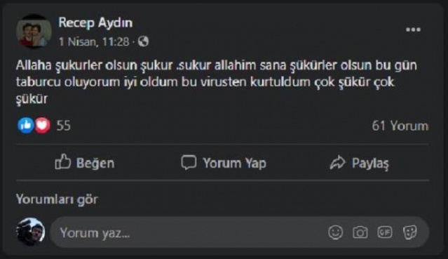 En acı corona haberi! "Hakkınızı helal edin" 11