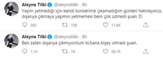 Aleyna Tilki sokağa çıkma yasağına takıldı! 3