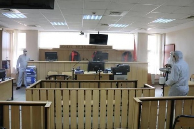 Adliye ve cezaevleri dezenfekte edildi 4