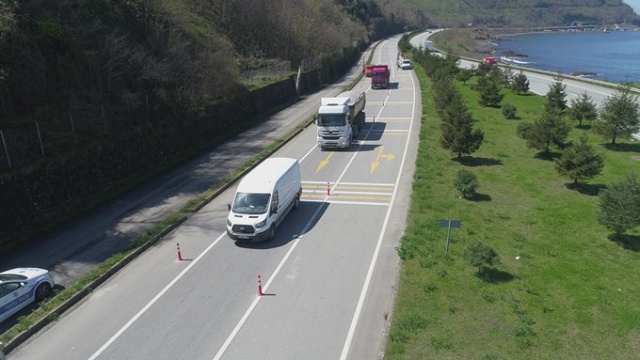 Trabzon'da şehir giriş çıkışlarında kontrol noktaları oluşturuldu! 4
