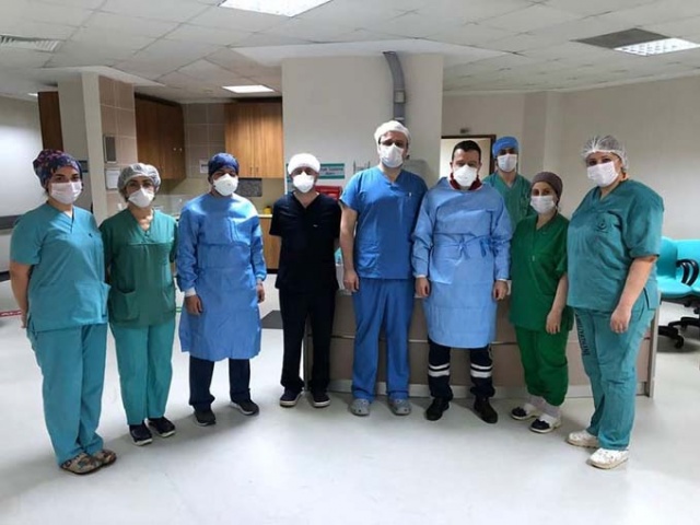 Trabzon’da koronavirüsün merkezinde böyle çalışıyorlar 3