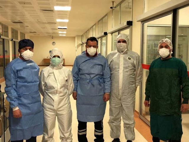 Trabzon’da koronavirüsün merkezinde böyle çalışıyorlar 5