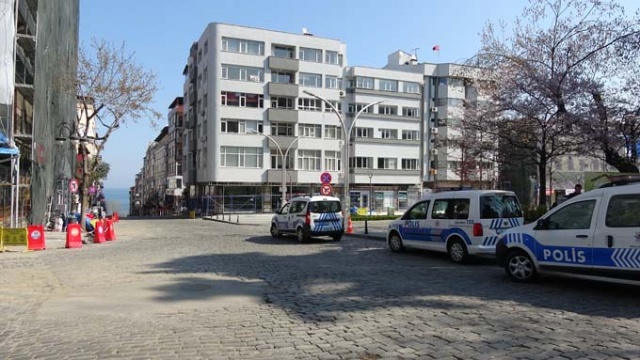 Trabzon sokağa çıkma yasağı ile sessizliğe büründü. 13