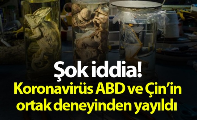 Şok İddia! koronavirüs ABD ve Çin'in ortak deneyinden yayıldı 1
