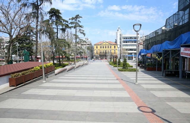 Trabzon sokakları sessiz kaldı 3