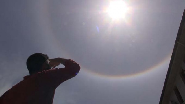 Gökyüzünde enteresan doğa olayı, bakan bir daha baktı 3