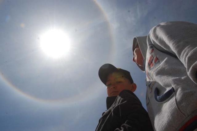 Gökyüzünde enteresan doğa olayı, bakan bir daha baktı 5