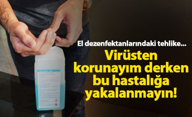 El dezenfektanları egzamaya yol açabilir 1