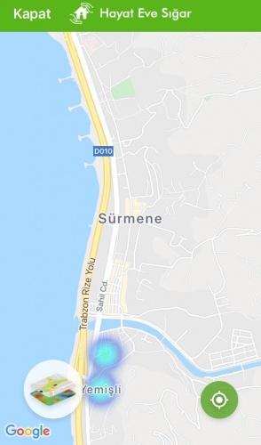 Trabzon'un koronavirüs yoğunluk haritası 26