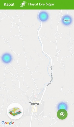 Trabzon'un koronavirüs yoğunluk haritası 28