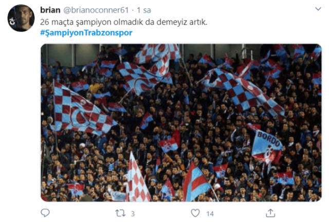 Bordo-mavili taraftarlar şampiyonluğu ilan etti! 6