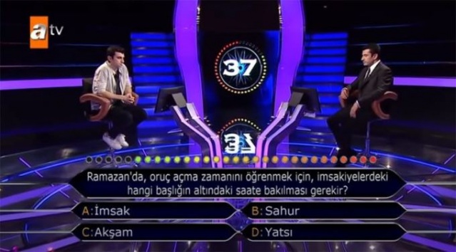 İftar sorusunu bilemeyen yarışmacı tepki çekti! 6