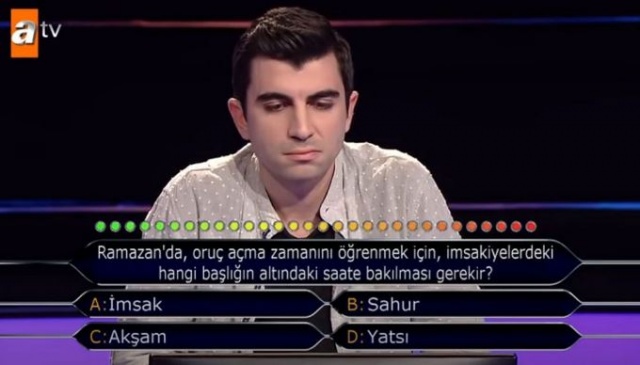 İftar sorusunu bilemeyen yarışmacı tepki çekti! 4