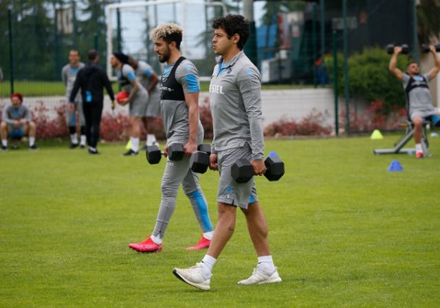 Trabzonspor Hüseyin Çimşir yönetiminde kuvvet çalışması yaptı. 19