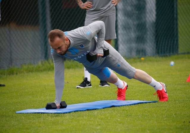 Trabzonspor Hüseyin Çimşir yönetiminde kuvvet çalışması yaptı. 13