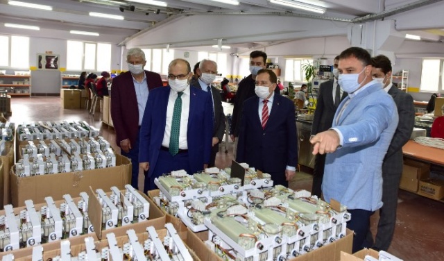 Vali Ustaoğlu ve TTSO Başkanı Hacısalihoğlu'ndan Beşikdüzü OSB'ye çıkarma 4