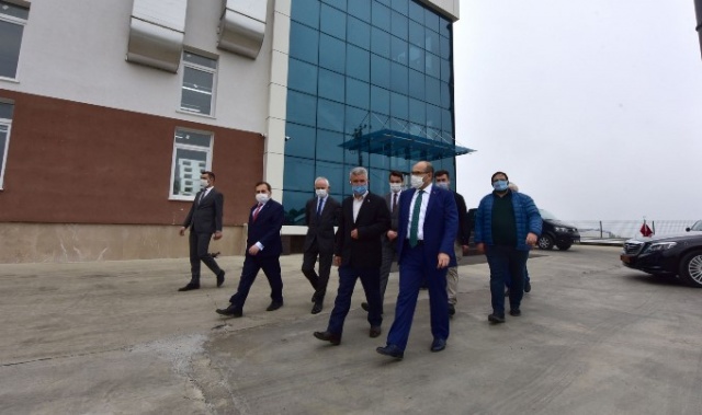 Vali Ustaoğlu ve TTSO Başkanı Hacısalihoğlu'ndan Beşikdüzü OSB'ye çıkarma 15