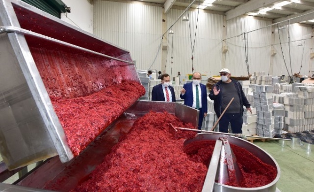 Vali Ustaoğlu ve TTSO Başkanı Hacısalihoğlu'ndan Beşikdüzü OSB'ye çıkarma 7