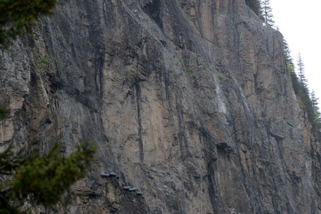 Sümela Manastırı'nda yamaçlar çelik ağlarla örülüyor 8