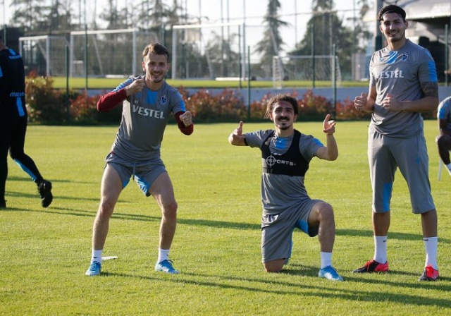 Trabzonspor'da neşeli idman 20