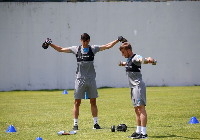 Trabzonspor günü çift antrenmanla tamamladı. 20 Mayıs 2020 10