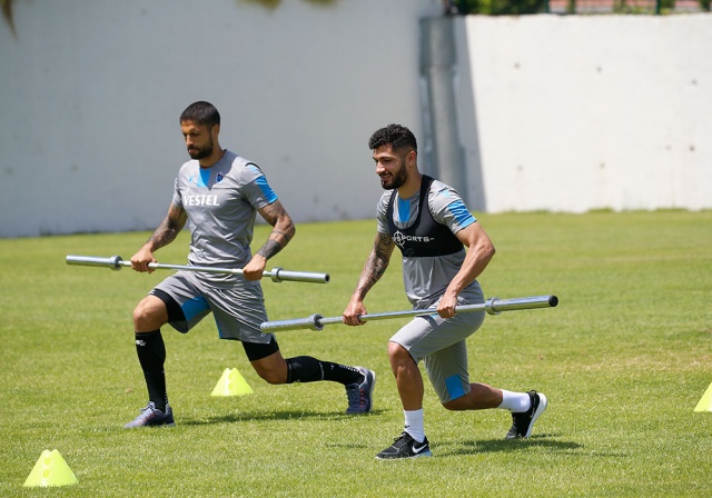 Trabzonspor günü çift antrenmanla tamamladı. 20 Mayıs 2020 14