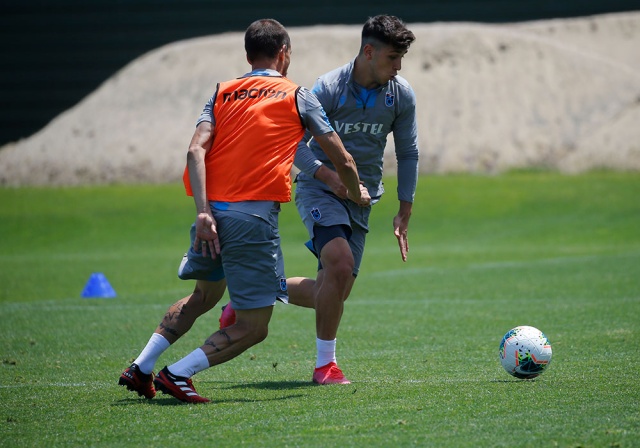 Trabzonspor günü çift antrenmanla tamamladı. 20 Mayıs 2020 12