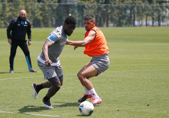 Trabzonspor günü çift antrenmanla tamamladı. 20 Mayıs 2020 18