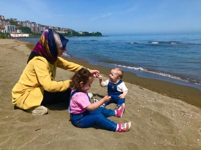 Trabzon'da çocuklar kısıtlama sonrası sokakta. 20 Mayıs 2020 5