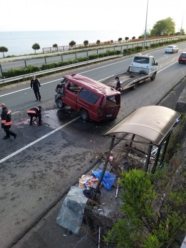 Trabzon'da kaza: 1 ölü 2 yaralı 2